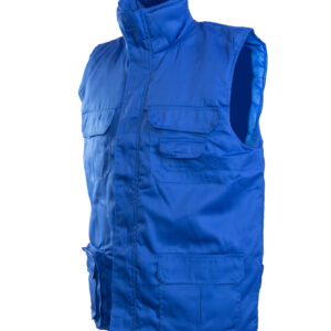 Kamizelka ocieplana Polstar Benefit Brass niebieska kąt